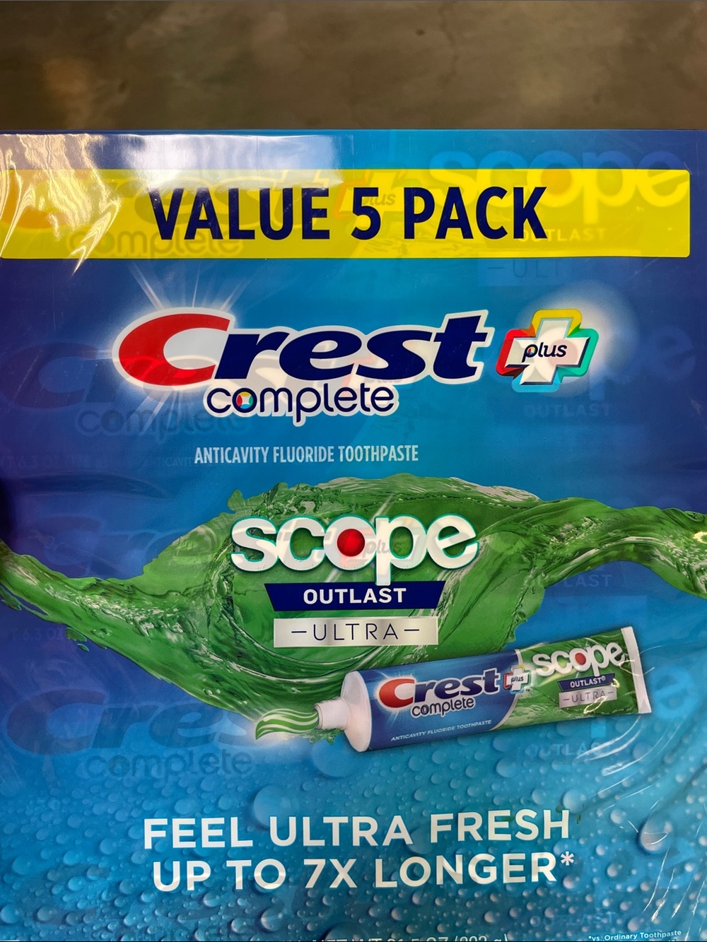 Crest Complete Value 5-Pack Toothpaste - Picture 2 of 5